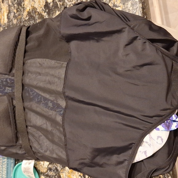 q Blue/purple Patterned Women's Swimdress Size 14 - Picture 4 of 5